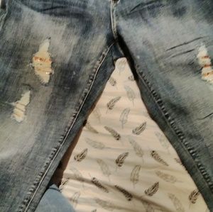 Denim 24/7 Distressed Jeans NWOT Size 28W